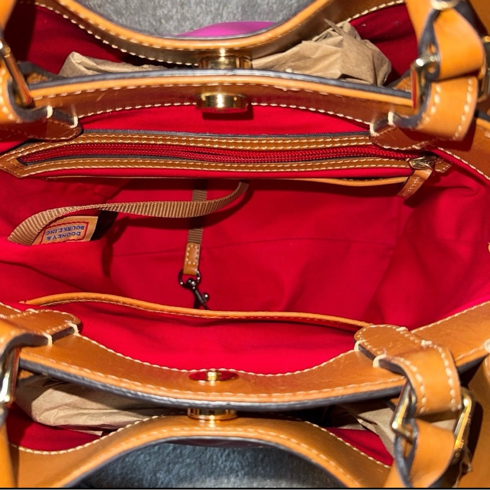 Dooney & Bourke Wexford Brenna in Magenta with strap - Picture 10 of 12